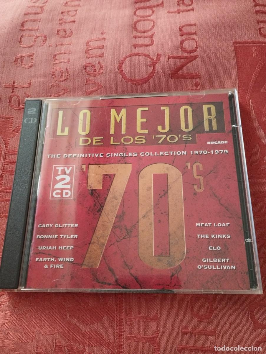 CDs de m&uacute;sica: Estuche de 2CD lo mejor de los 70 - Foto 1