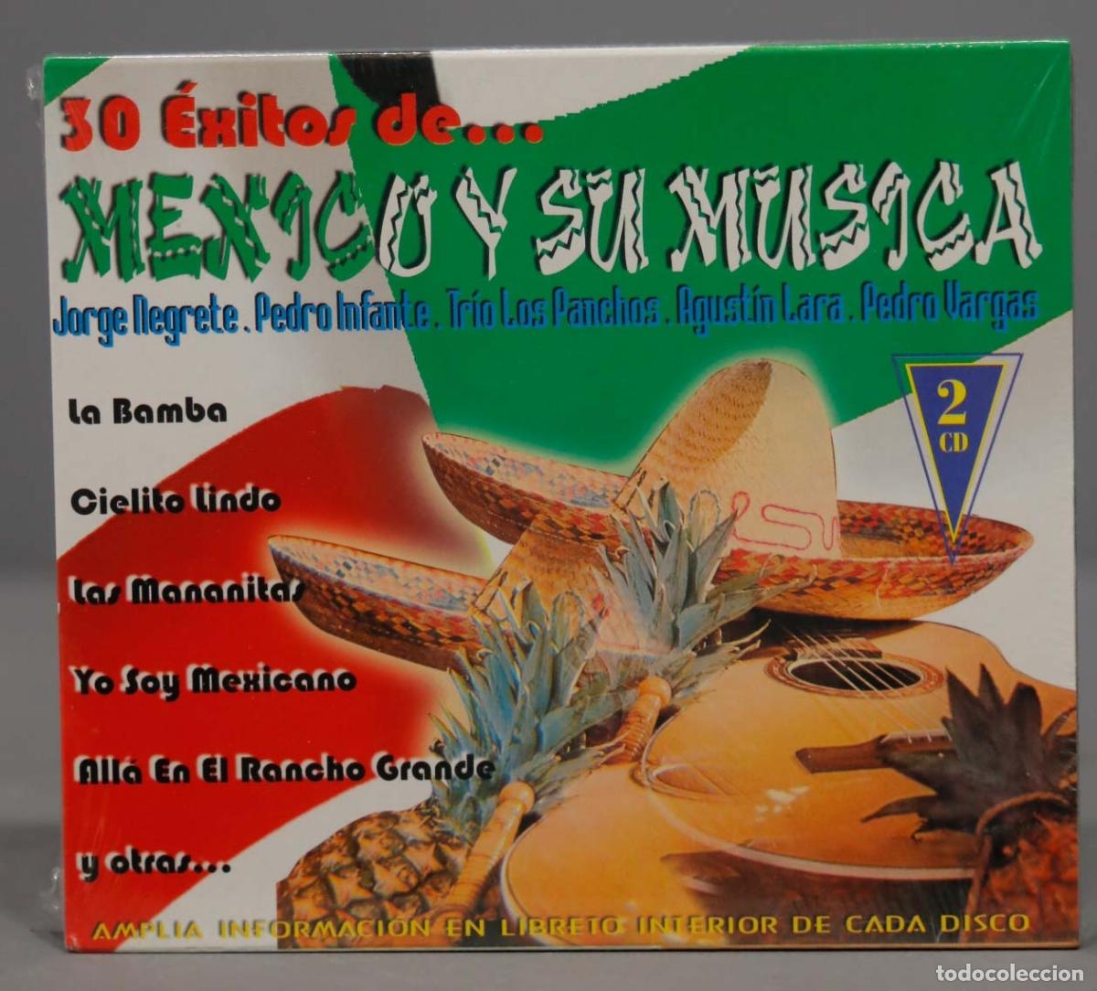 CDs de m&uacute;sica: 2 CD. M30 EXITOS DE... MEXICO Y SU MUNDO. PRECINTADO - Foto 1