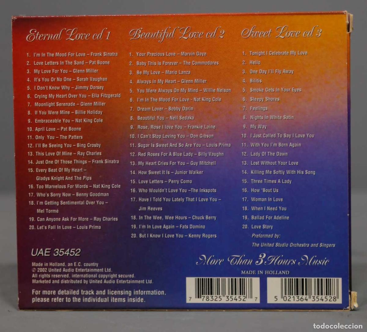 CDs de m&uacute;sica: 3 CD. THE ETERNAL LOVE BOX - Foto 2