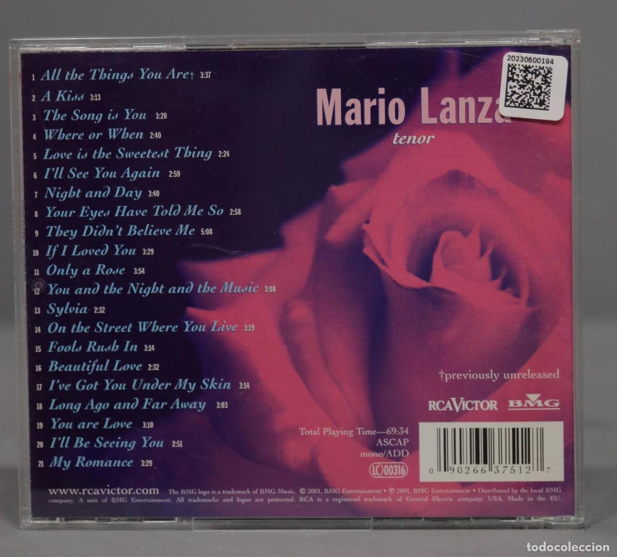 CDs de m&uacute;sica: CD. Mario Lanza &ndash; My Romance - Foto 2