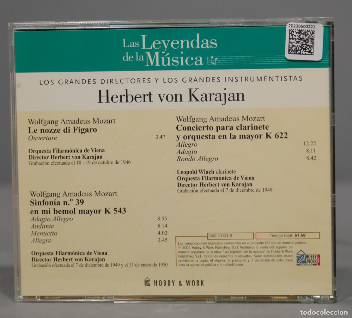 CDs de m&uacute;sica: CD. KARAJAN. GRANDES INTERPRETES - Foto 2