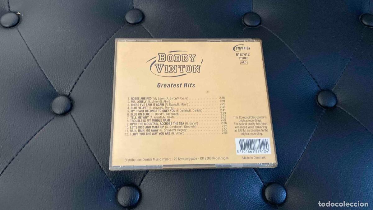 CDs de m&uacute;sica: CD. Bobby Vinton. Greatest hits - Foto 2