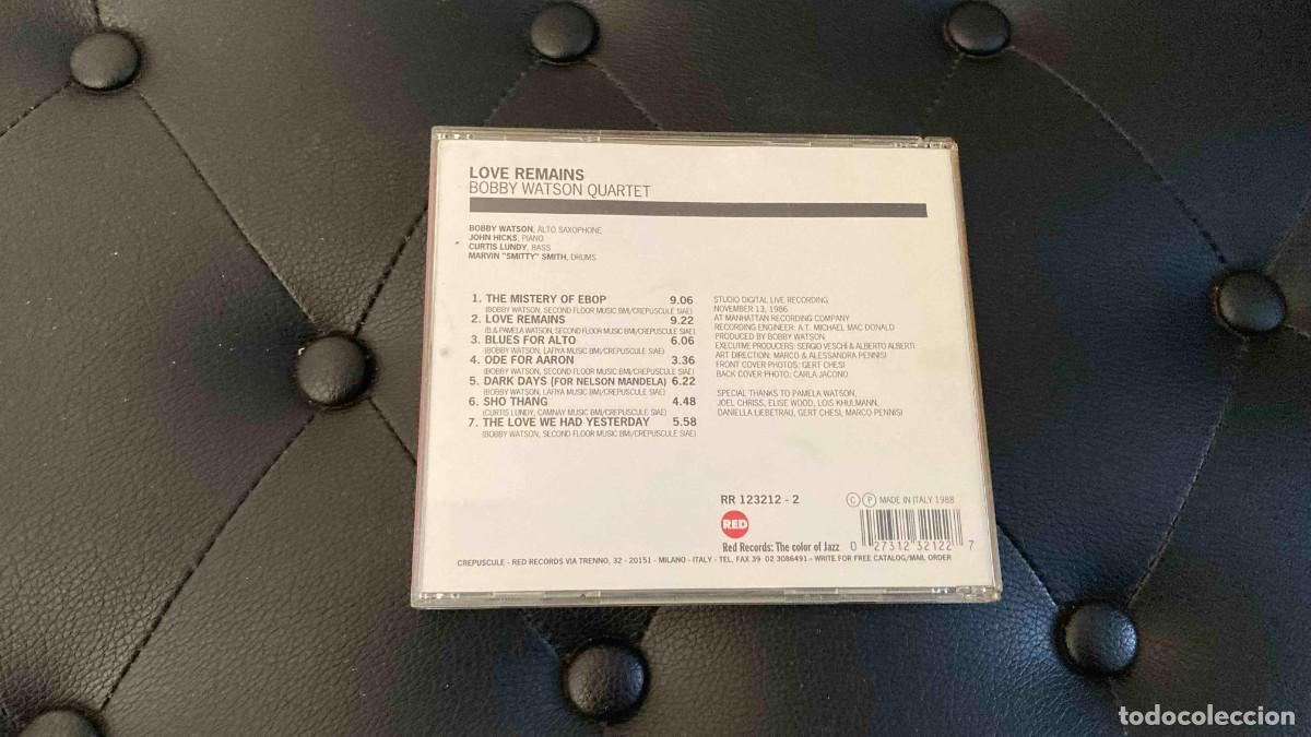 CDs de m&uacute;sica: CD. Bobby Watson. Love remains - Foto 2