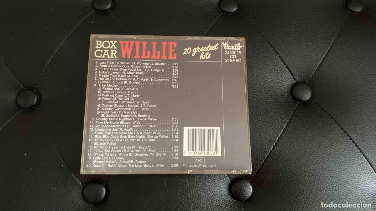 CDs de m&uacute;sica: CD. Boxcar Willie. 20 greatest hits - Foto 2