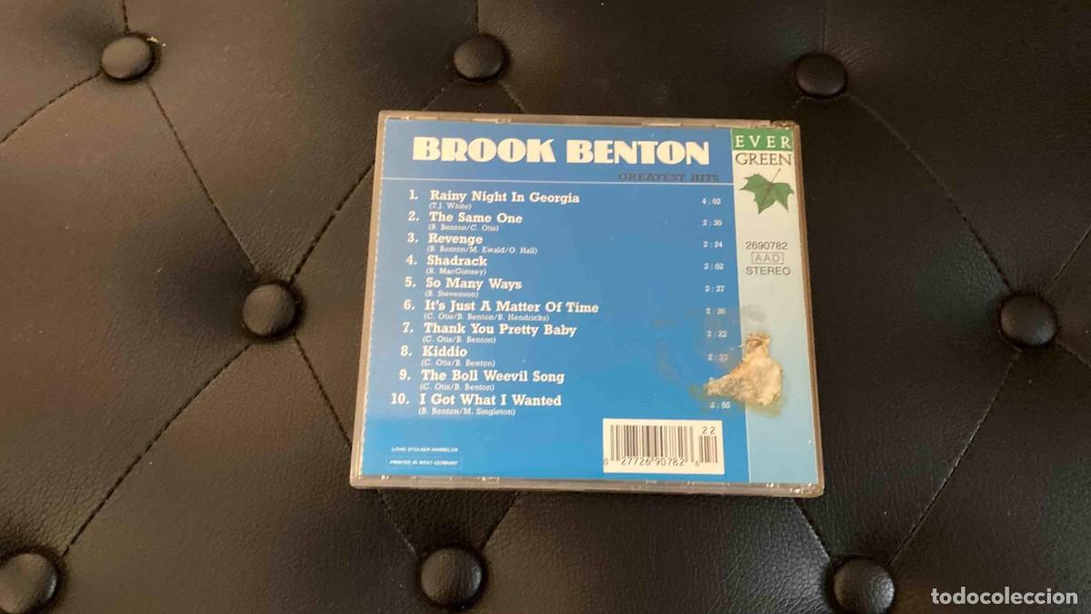 CDs de m&uacute;sica: CD. Brook Benton. Greatest hits - Foto 2