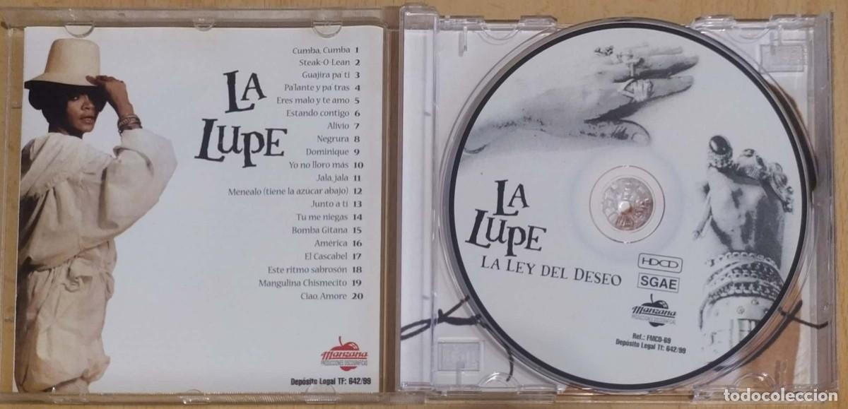 CDs de m&uacute;sica: LA LUPE (LA LEY DEL DESEO) CD 1999 - Foto 3