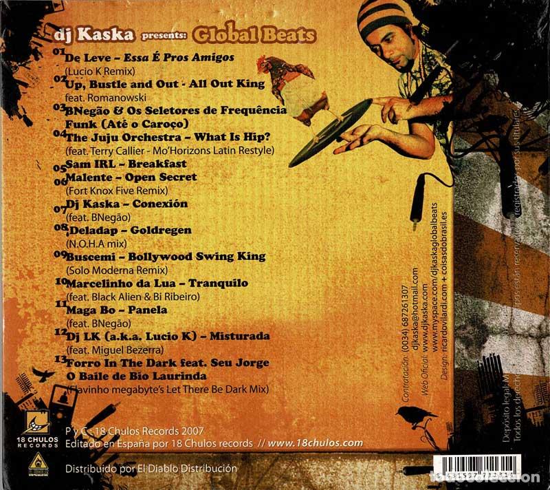 CDs de m&uacute;sica: DJ Kaska - Global Beats. CD - Foto 2