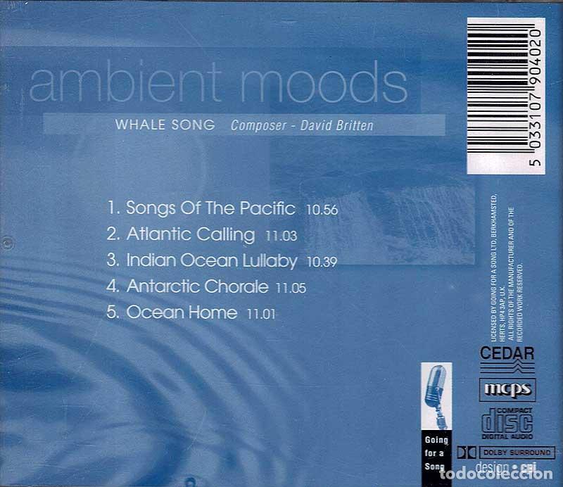 CDs de m&uacute;sica: David Britten - Whale Song. CD - Foto 2