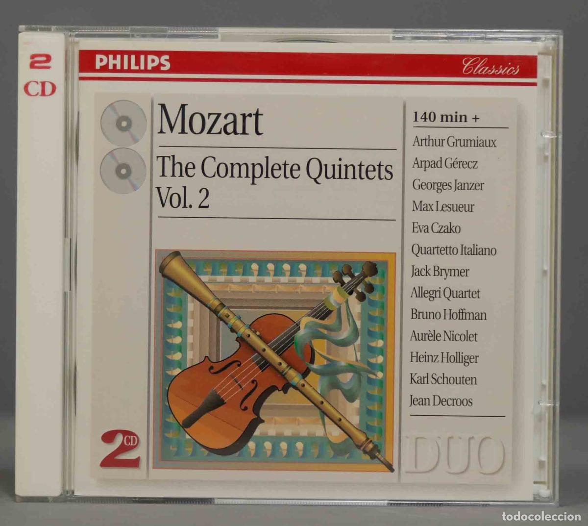 CDs de m&uacute;sica: CD. Mozart &ndash; The Complete Quintets - Vol. 2 - Foto 1