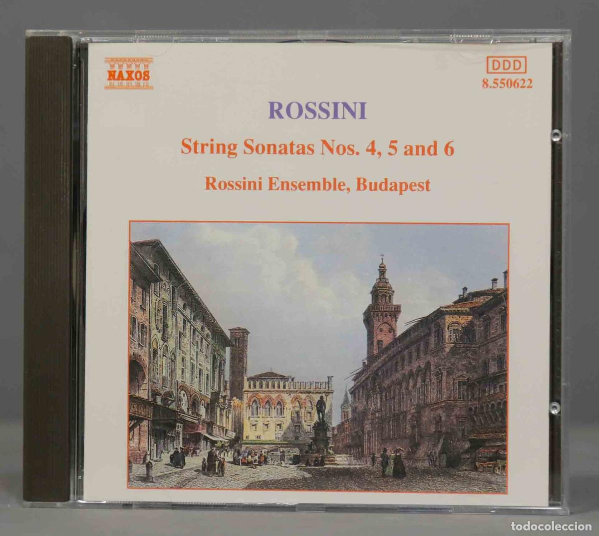CDs de m&uacute;sica: CD. Rossini Ensemble, Budapest - Rossini &ndash; String Sonatas Nos. 4, 5 And 6 - Foto 1