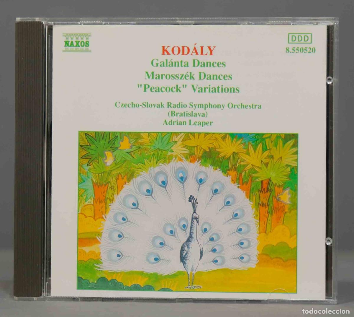 CDs de m&uacute;sica: CD. Gal&aacute;nta Dances / Marossz&eacute;k Dances / Peacock Variations. KODALY - Foto 1