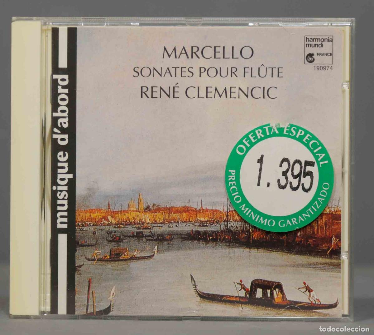 CDs de m&uacute;sica: CD. Marcello - Ren&eacute; Clemencic &ndash; Sonates Pour Fl&ucirc;te - Foto 1