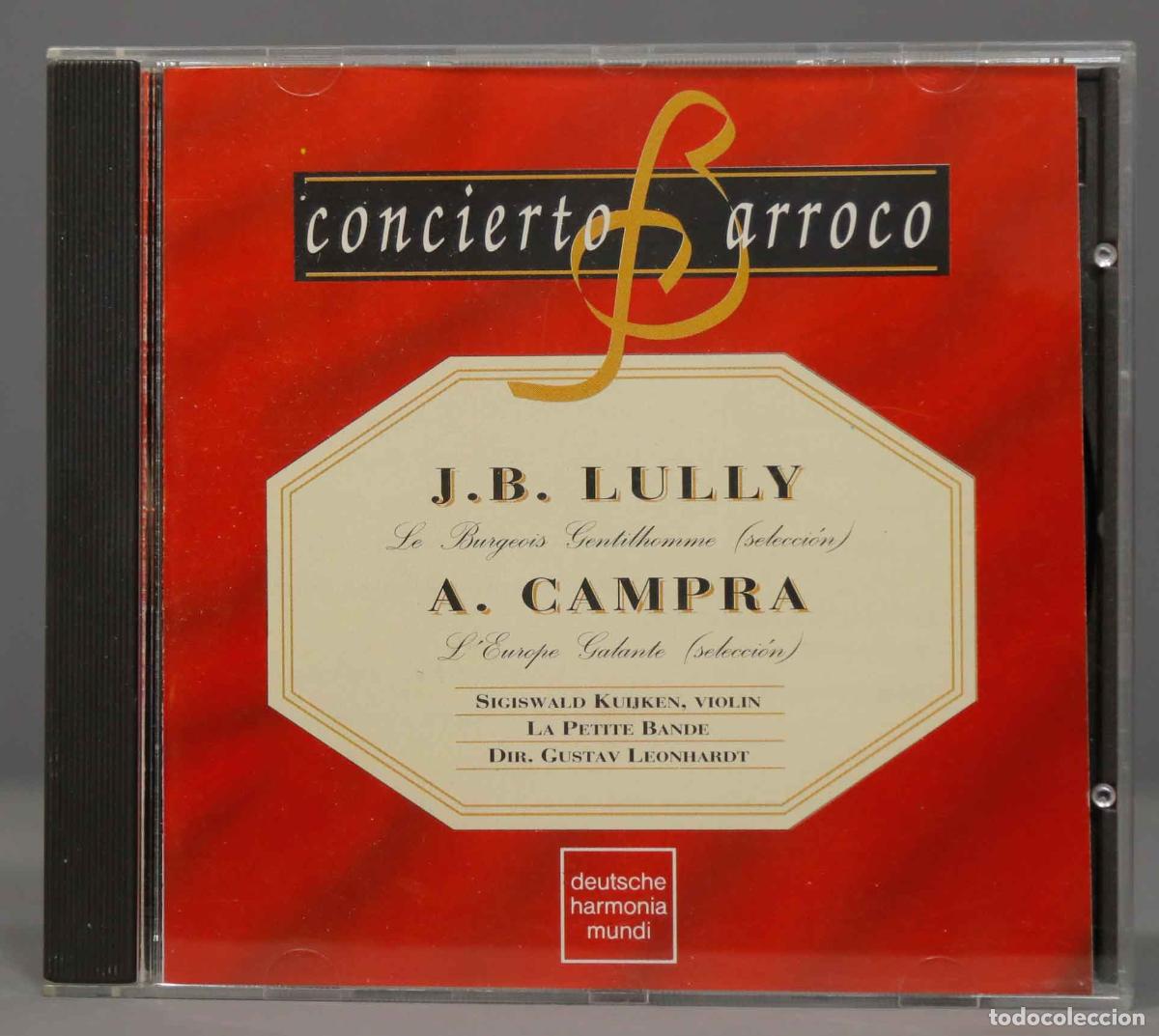 CDs de m&uacute;sica: CD. LULLY. CAMPRA. LEONHARDT