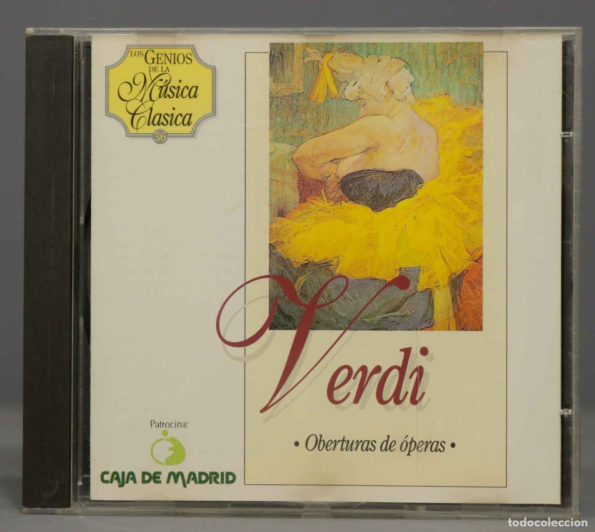 CDs de m&uacute;sica: CD. VERDI. OBERTURAS DE OPERAS - Foto 1