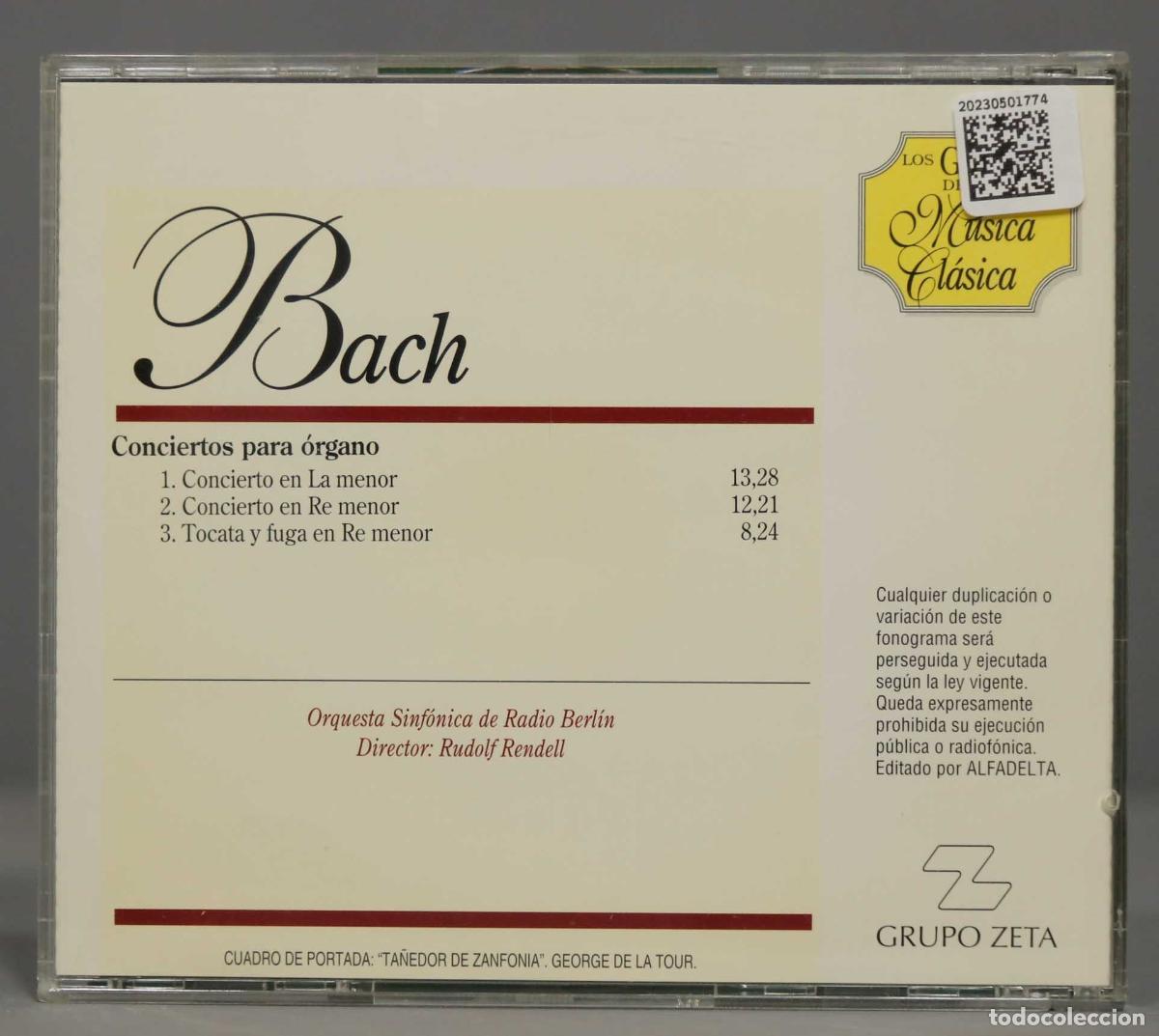 CDs de m&uacute;sica: CD. BACH. CONCIERTOS - Foto 2