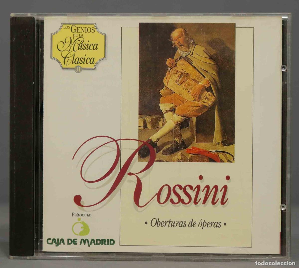 CDs de m&uacute;sica: CD. ROSSINI. OBERTURAS DE OPERAS - Foto 1