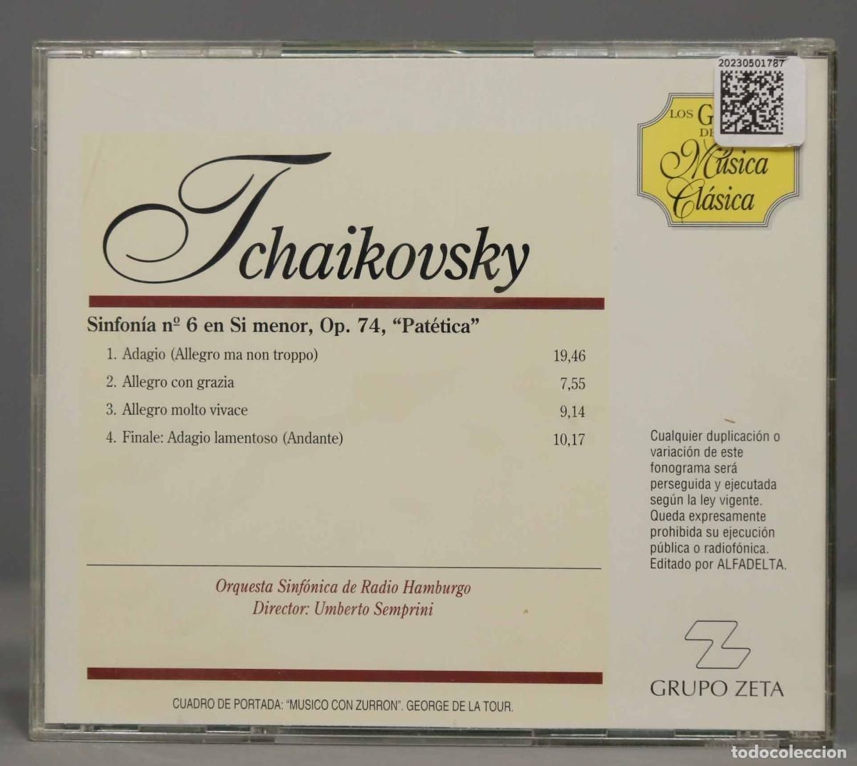 CDs de m&uacute;sica: CD. TCHAIKOVSKY. SINFONIA 6 - Foto 2