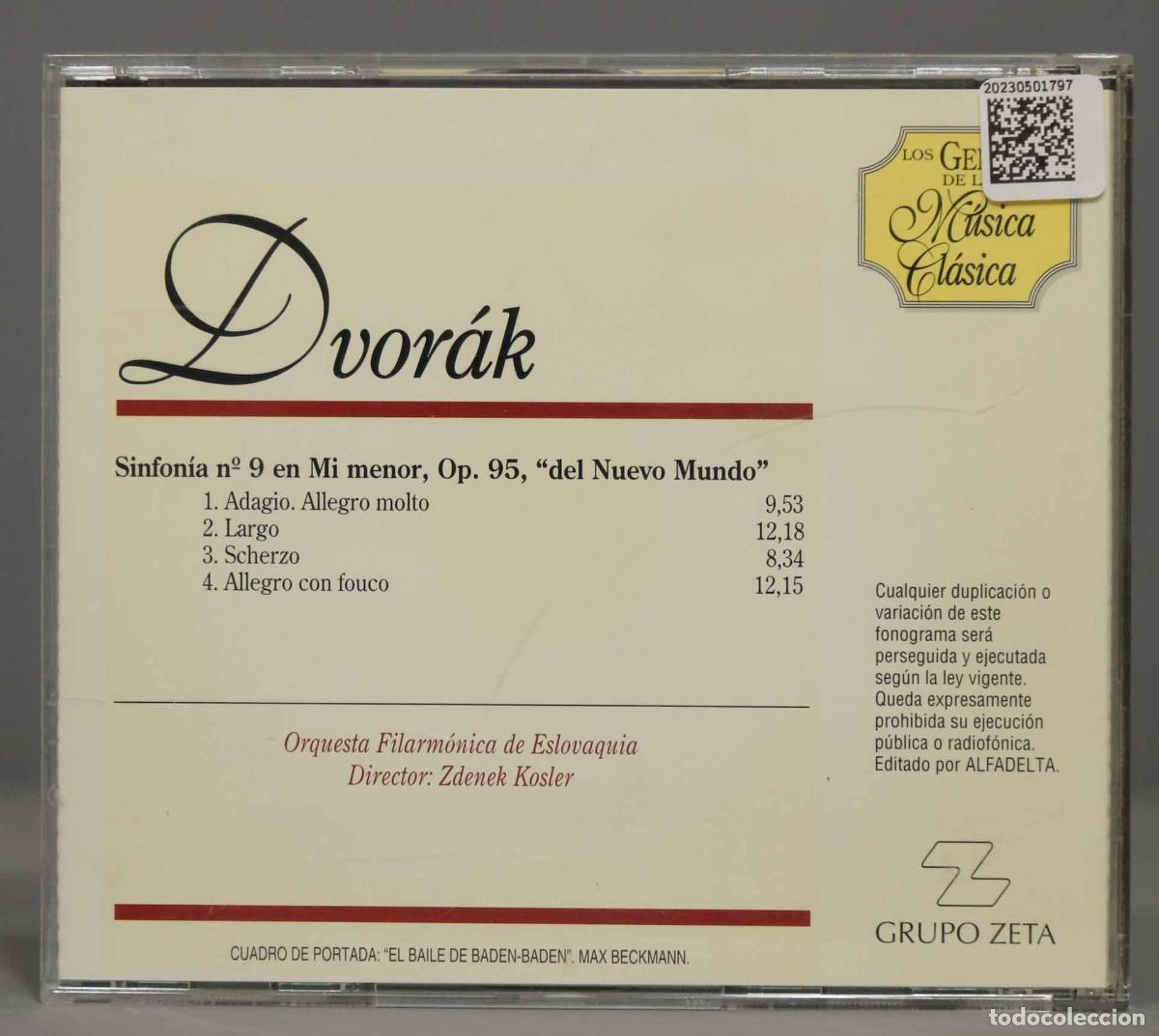 CDs de m&uacute;sica: CD. DVORAK. SINFONIA 9 - Foto 2