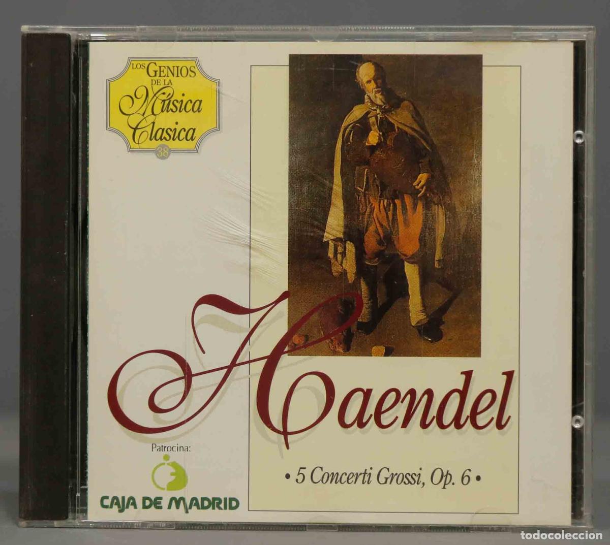 CDs de m&uacute;sica: CD. HAENDEL. 5 CONCERTI GROSSI - Foto 1