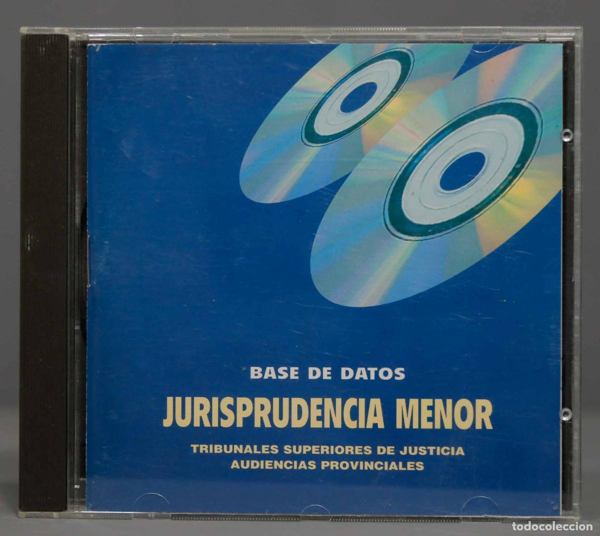 CDs de m&uacute;sica: PC CD-ROM. JURISPRUDENCIA MENOR. BASE DE DATOS. NON MUSIC