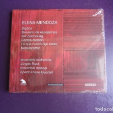 CDs de Música: ELENA MENDOZA - ENSEMBLE RECHERCHE - DIPTICO - CD KAIROS 2009 PRECINTADO - CLASICA CONTEMPORANEA
