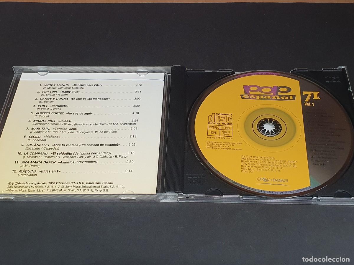 CDs de m&uacute;sica: CD POP ESPA&Ntilde;OL 71 - VOL.1 - 2000 - Foto 2