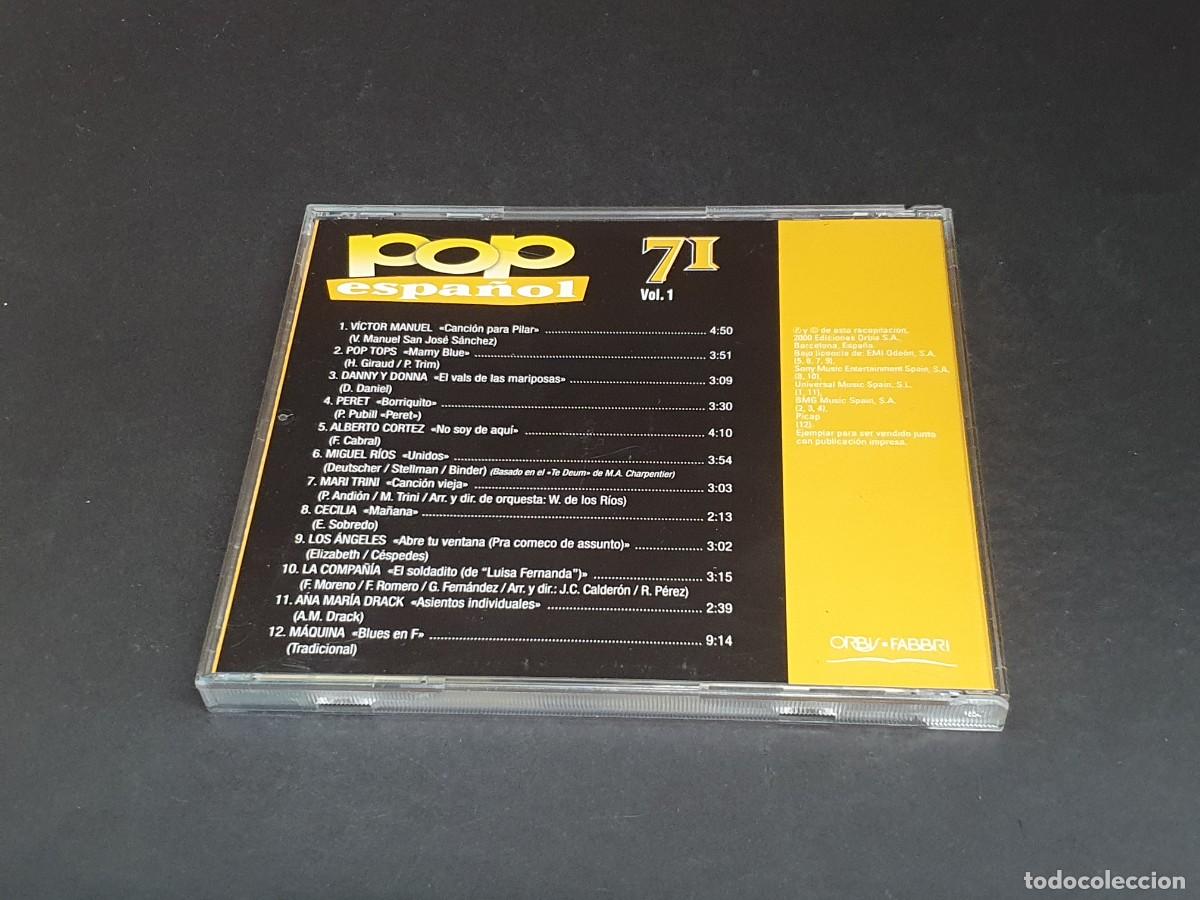 CDs de m&uacute;sica: CD POP ESPA&Ntilde;OL 71 - VOL.1 - 2000 - Foto 3