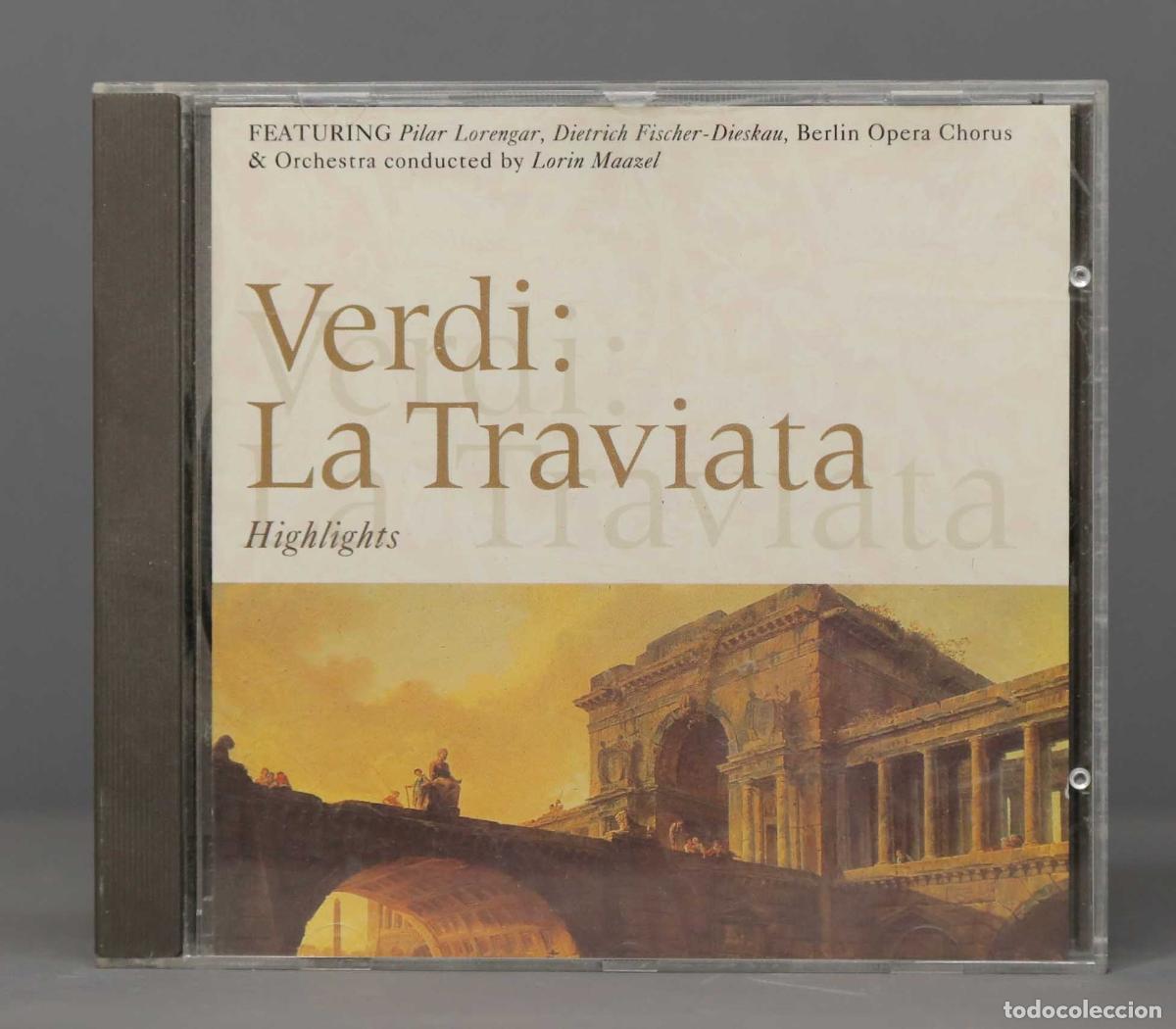 CDs de m&uacute;sica: CD. La Traviata. VERDI. MAAZEL - Foto 1