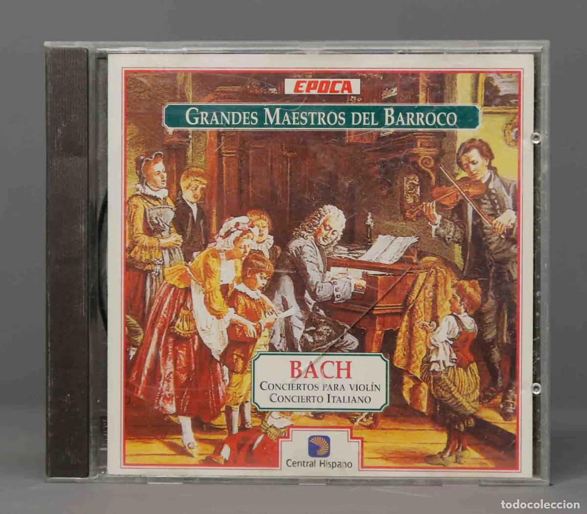 CDs de m&uacute;sica: CD. BACH. CONCIERTOS VIOLIN - Foto 1