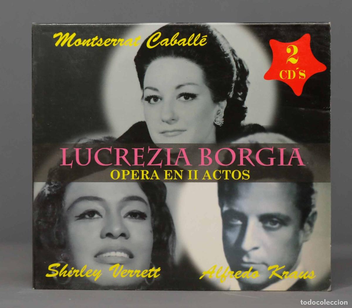 CDs de m&uacute;sica: 2 CD. LUCREZIA BORGIA. OPERA EN II ACTOS - Foto 1