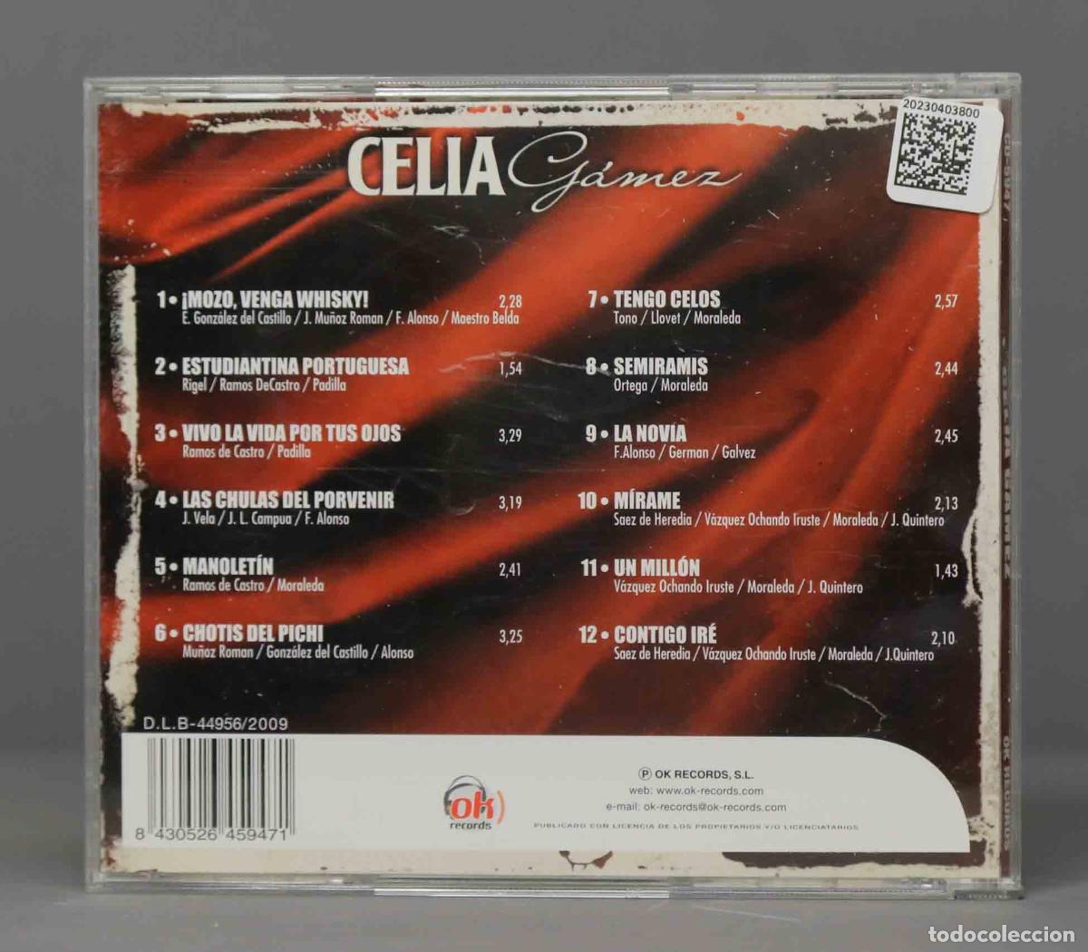 CDs de m&uacute;sica: CD. Celia G&aacute;mez - Foto 2