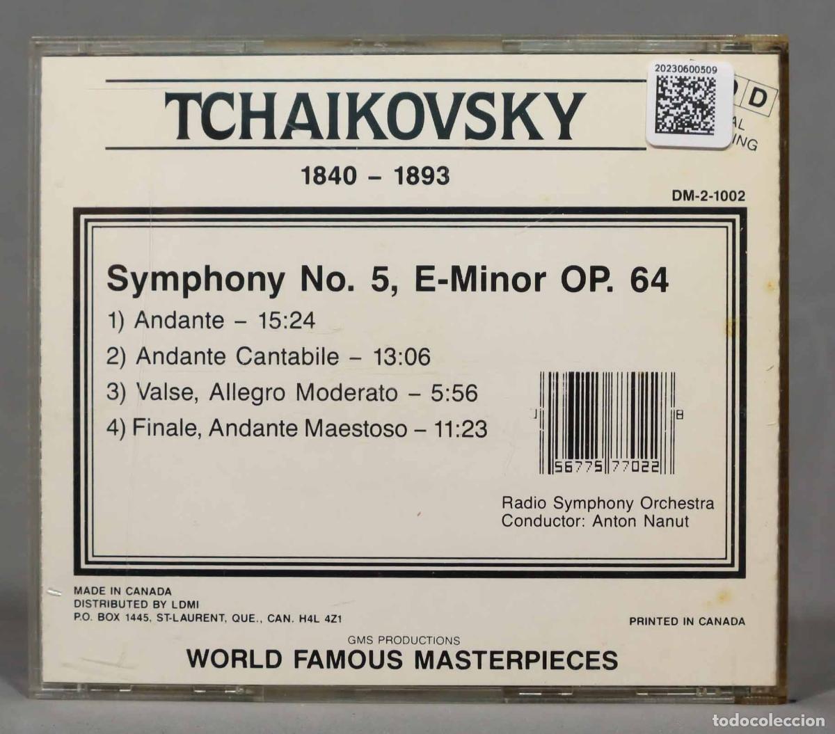 CDs de m&uacute;sica: CD. Tchaikovsky. SYMPHONY 5 OP 64. NANUT - Foto 2