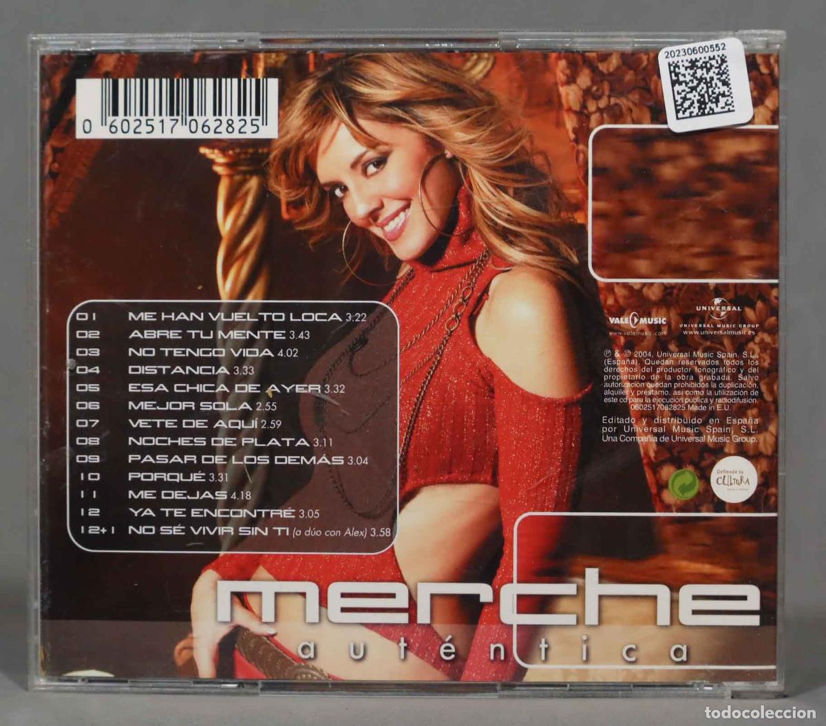 CDs de m&uacute;sica: CD. Merche &ndash; Aut&eacute;ntica - Foto 2