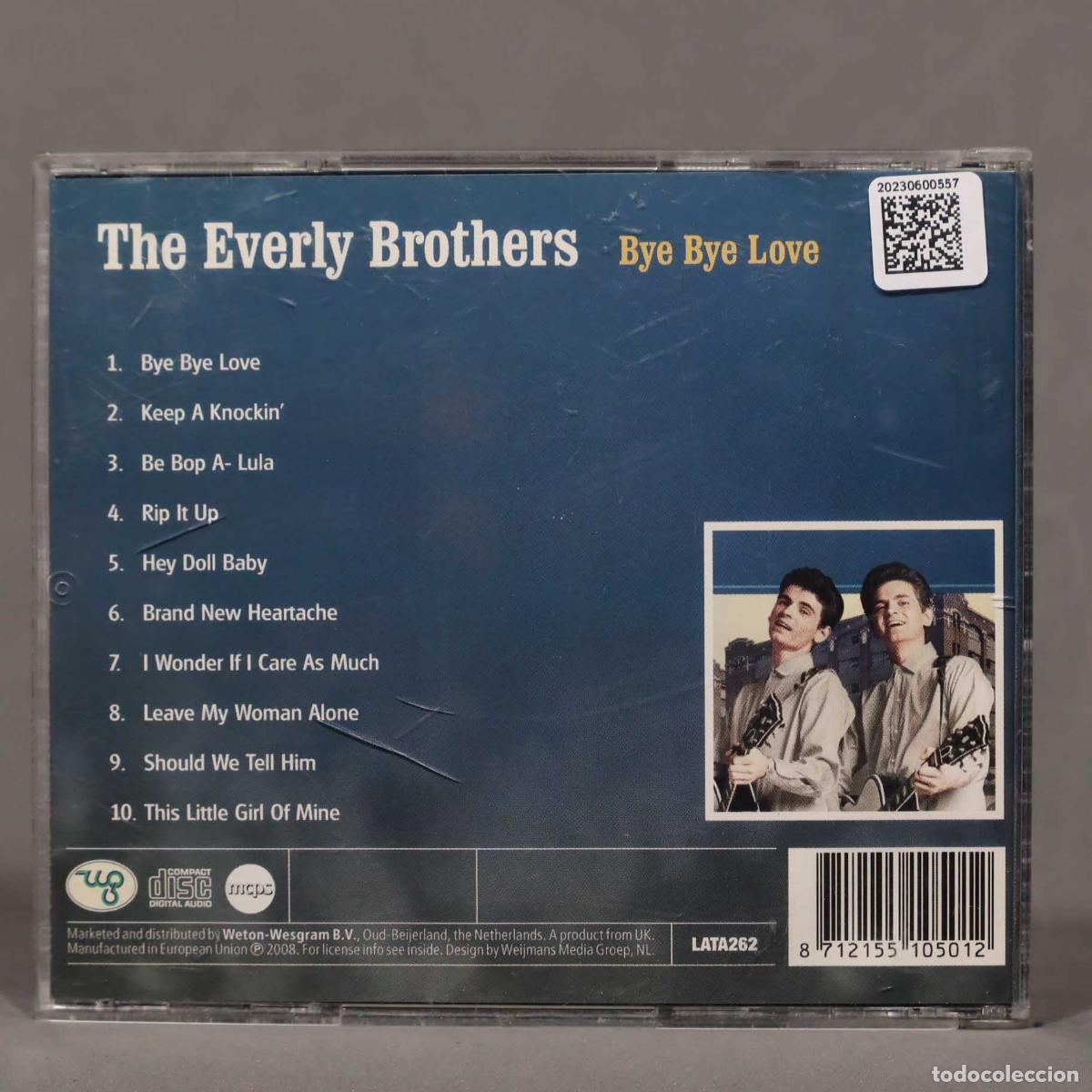 CDs de m&uacute;sica: CD. THE EVERLY BROTHERS. BYE BYE LOVE - Foto 2