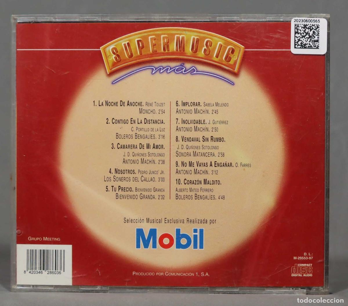 CDs de m&uacute;sica: CD. SUPERMUSIC MAS. BOLEROS - Foto 2