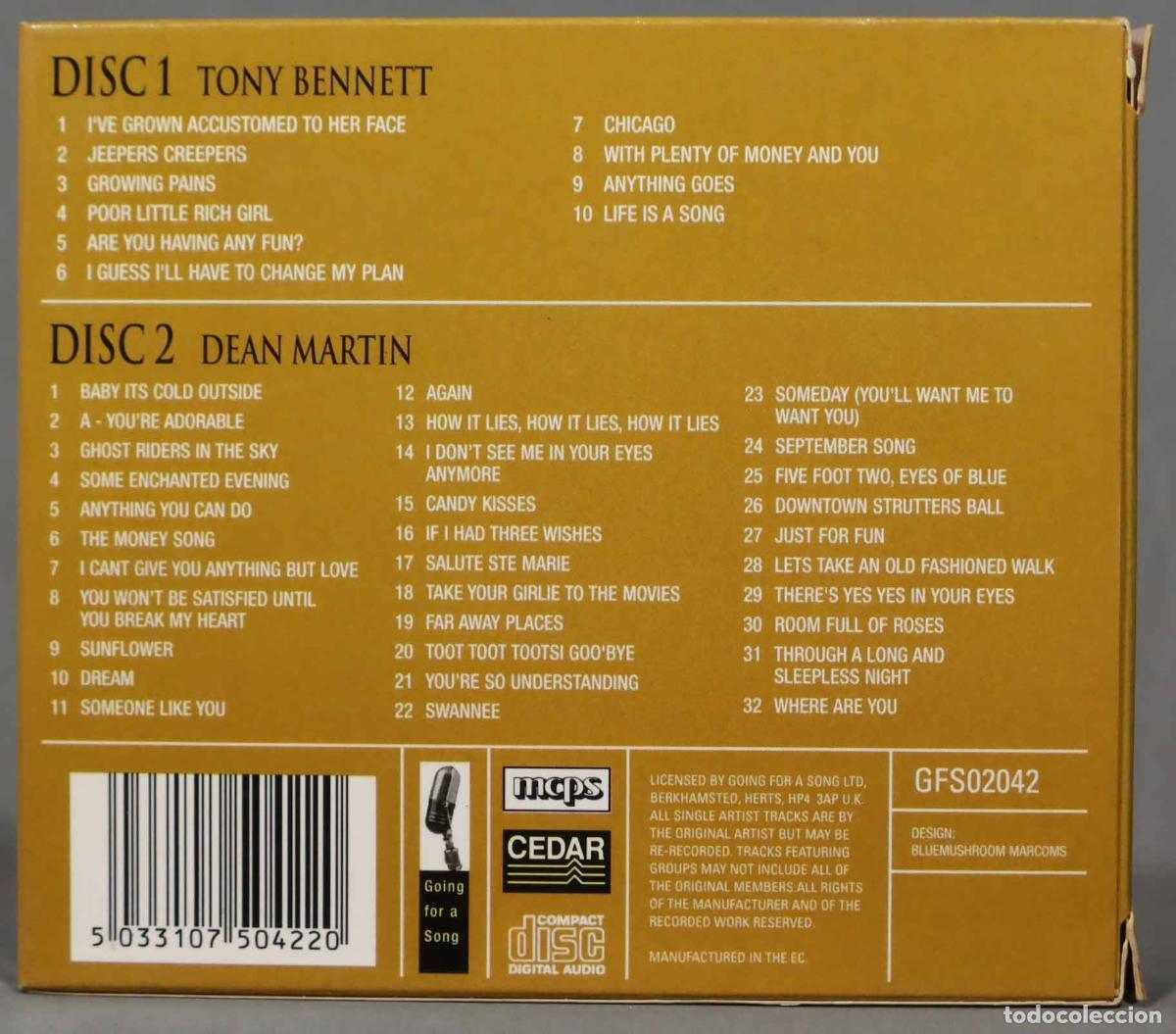 CDs de m&uacute;sica: 2 CD. Dean Martin and Tony Bennett - Foto 2