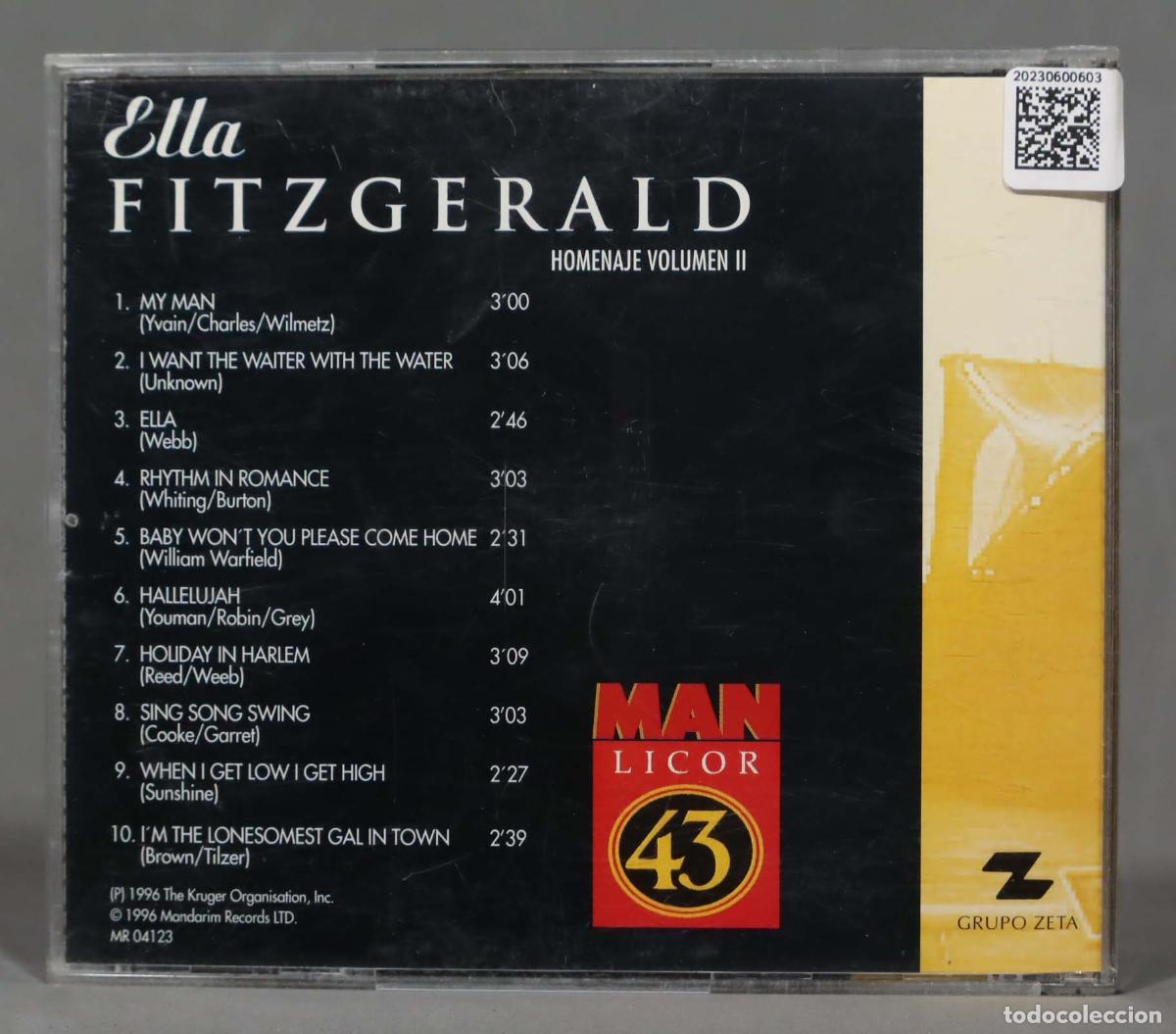 CDs de m&uacute;sica: CD. FITZGERALD. HOMENAJE VOLUMEN II - Foto 2