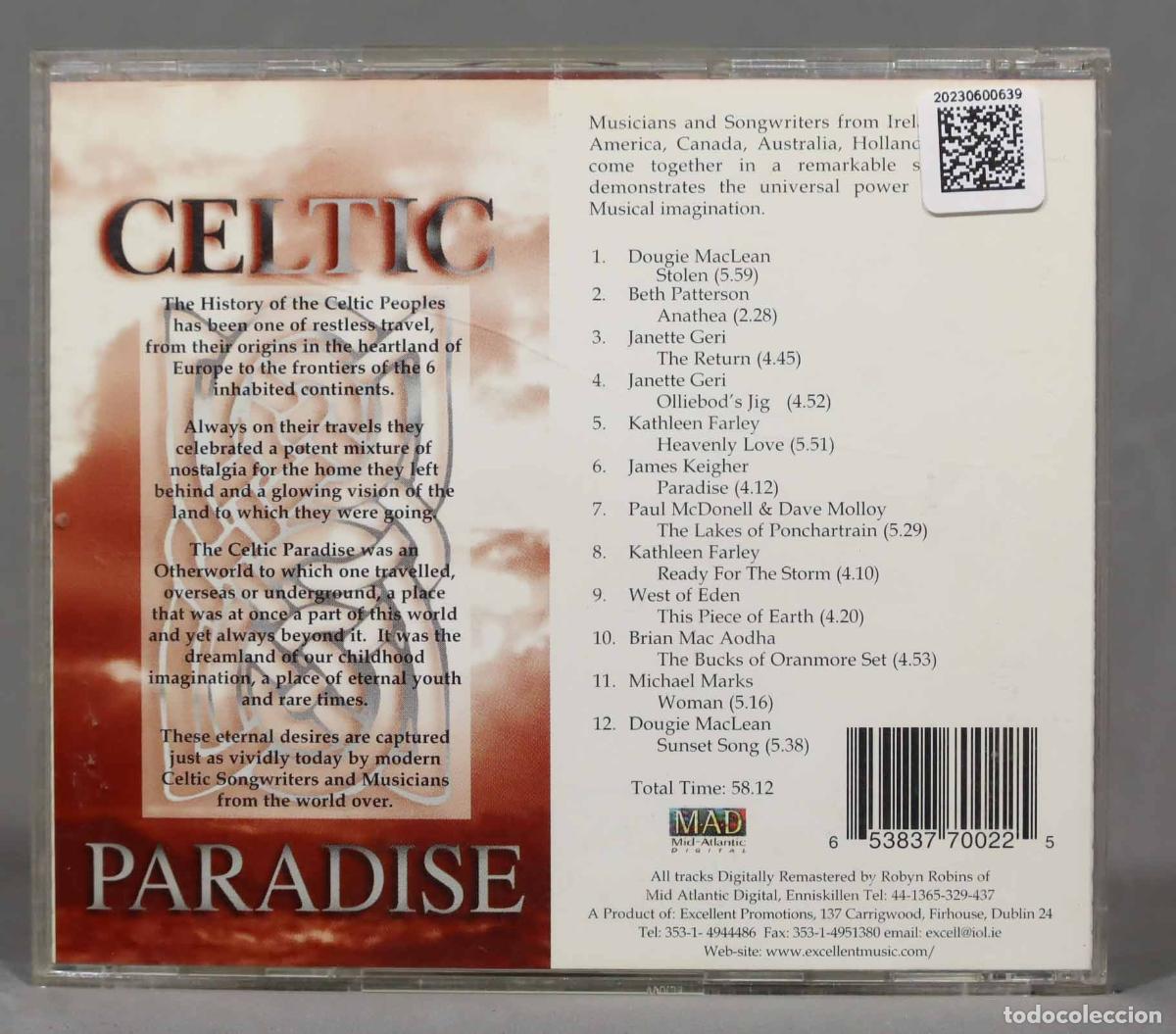 CDs de m&uacute;sica: CD. CELTIC PARADISE - Foto 2