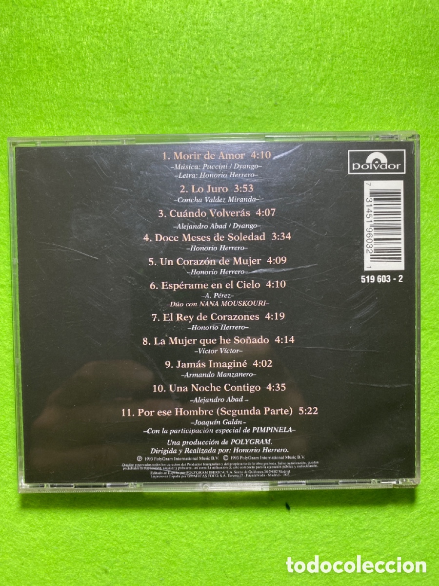 CDs de m&uacute;sica: Dyango ( morir de amor ) nuevo a estrenar - Foto 2