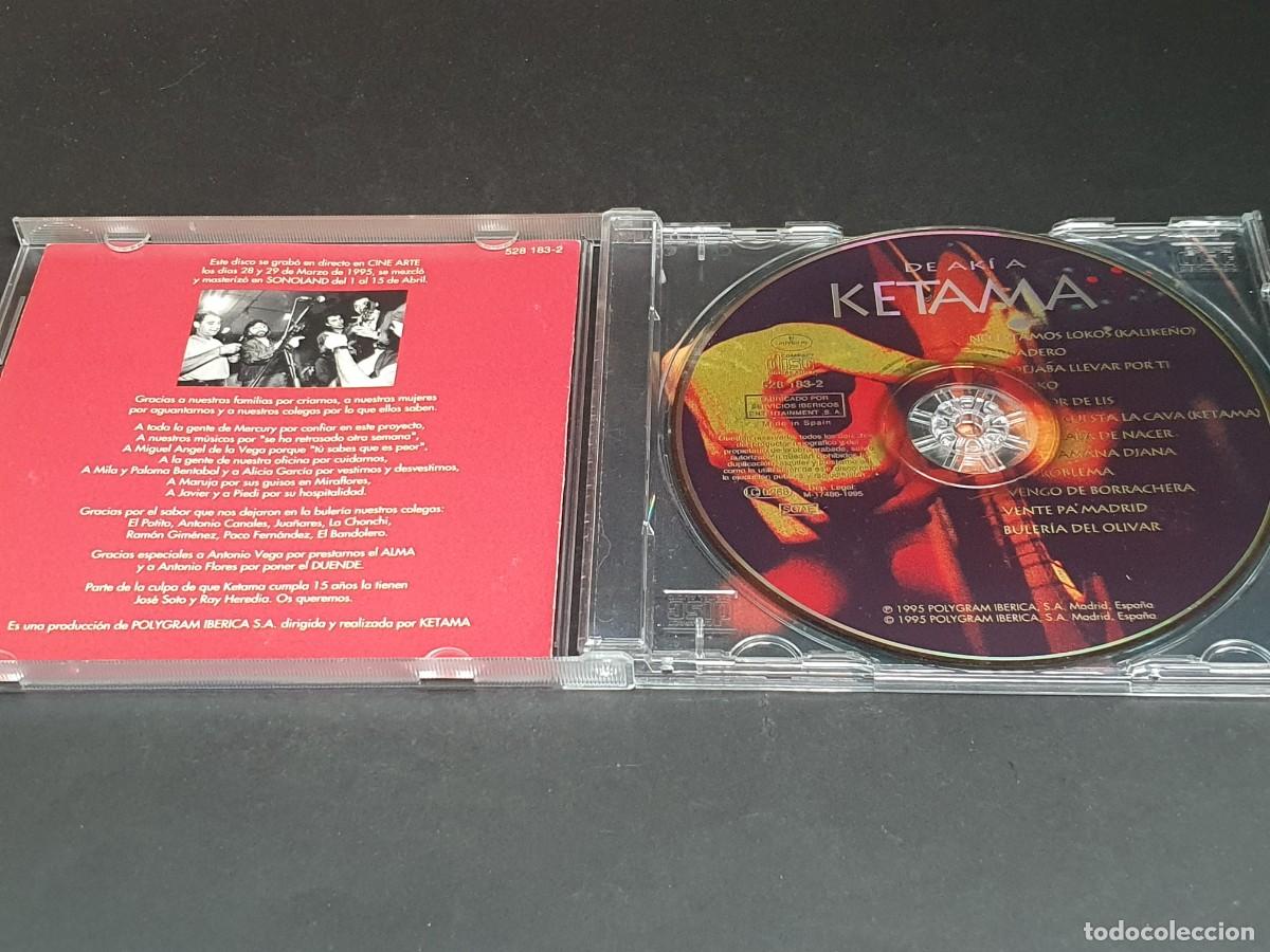 CDs de m&uacute;sica: CD KETAMA - DE AKI A KETAMA - 1995 - Foto 2