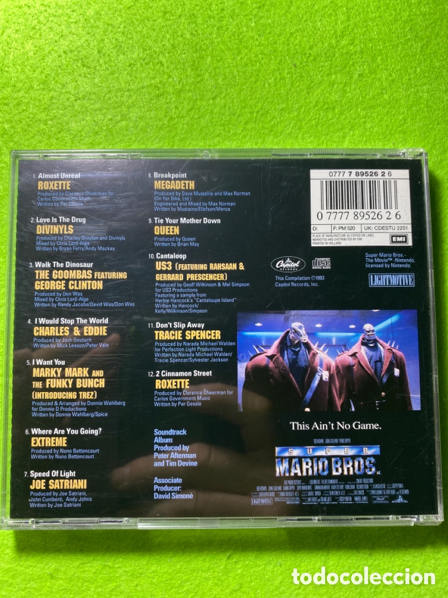 CDs de m&uacute;sica: S&uacute;per Mario bros - Foto 2