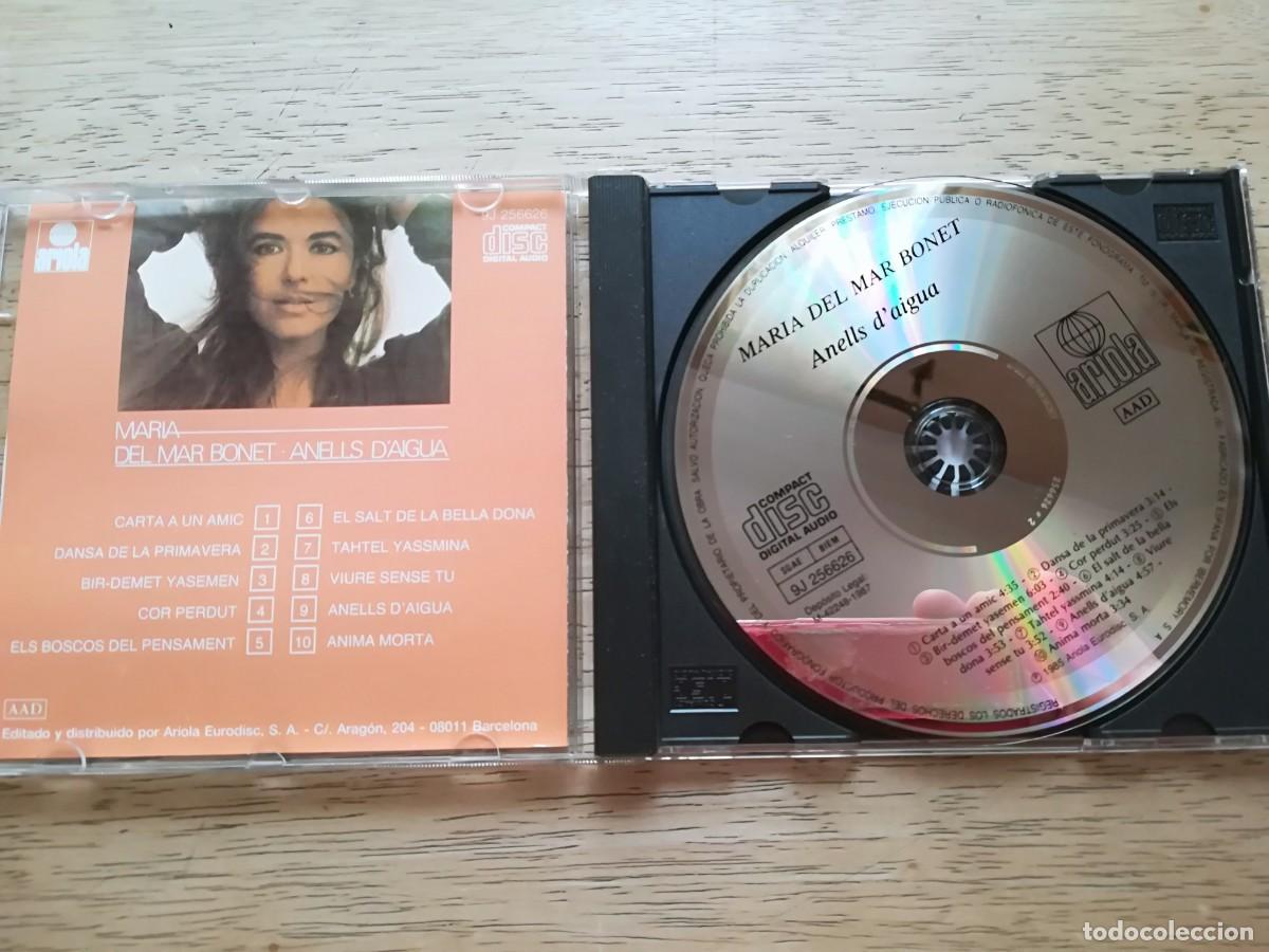 CDs de m&uacute;sica: Maria del Mar Bonet. Anells d&acute;aigua. CD - Foto 3