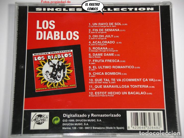 CDs de m&uacute;sica: Los Diablos, Singles Collection, CD Graffiti, Divucsa, 1999 - Foto 2