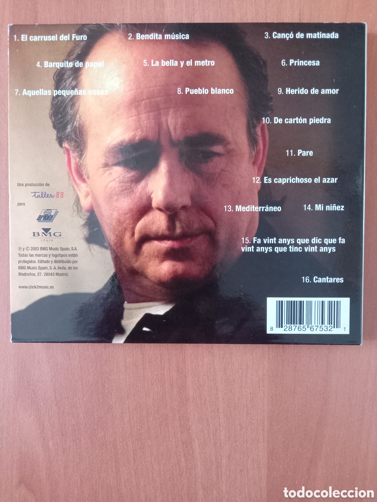 CDs de m&uacute;sica: JOAN MANUEL SERRAT CON LA OBC &rdquo;SINF&Oacute;NICO&rdquo; CD 2003 - Foto 3