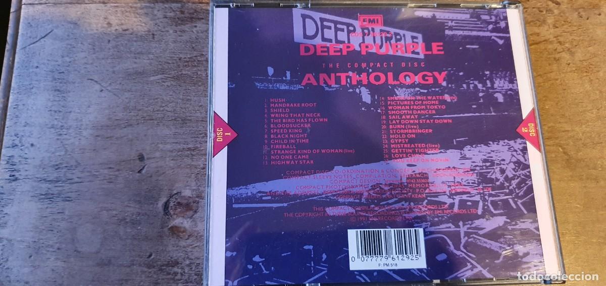 CDs de m&uacute;sica: DEEP PURPLE. ANTHOLOGY. 2 CD. CON LIBRETO - Foto 2