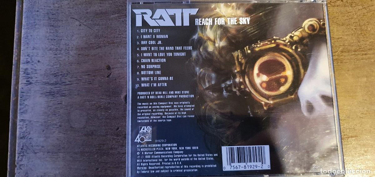 CDs de m&uacute;sica: RATT. REACH FOR THE SKY. CD - Foto 2
