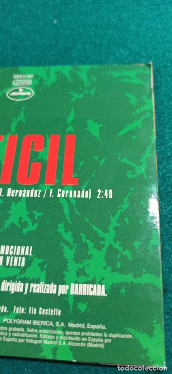 CDs de m&uacute;sica: cd single BARRICADA dificil ENVIO CERTIFICADO GRATUITO - Foto 10