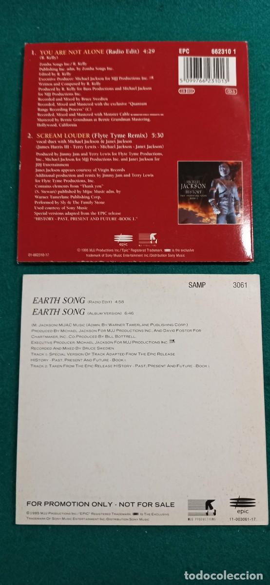 CDs de m&uacute;sica: 2 cd single MICHAEL JACKSON ENVIO CERTIFICADO GRATUITO - Foto 4