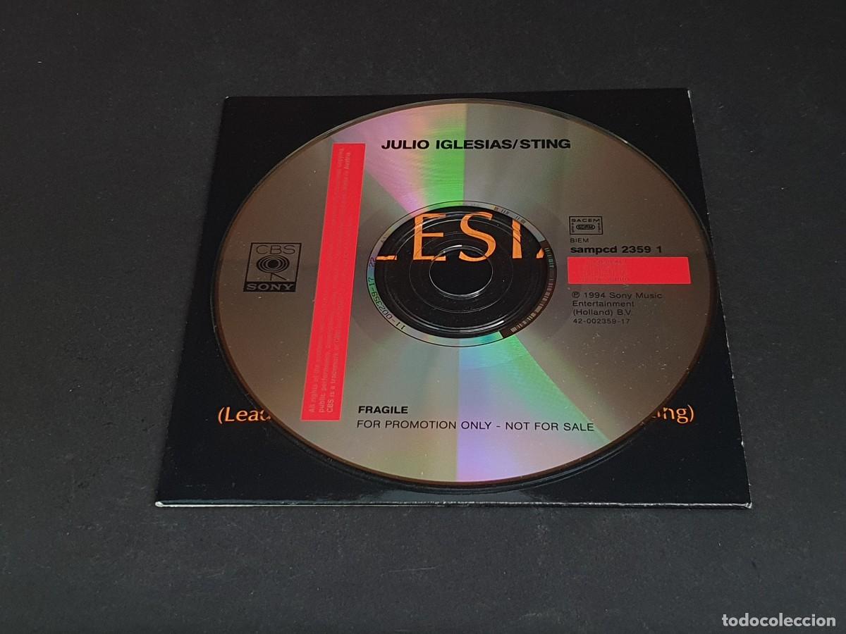 CDs de m&uacute;sica: CD SINGLE - JULIO IGLESIAS - FRAGILE - 1994 - Foto 2