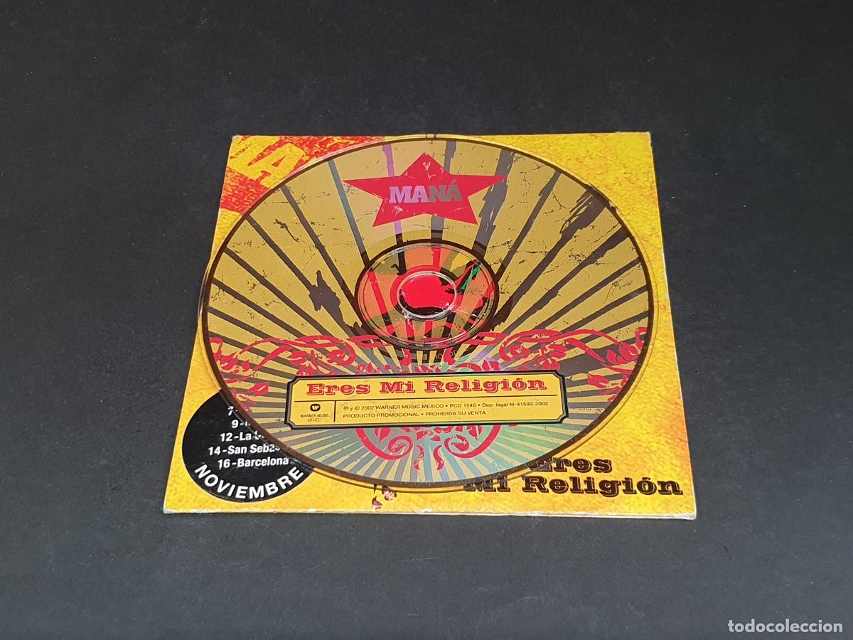 CDs de m&uacute;sica: CD SINGLE - MAN&Aacute; - ERES MI RELIGI&Oacute;N - 2002 - Foto 2